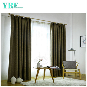 Hotel Solid Color Blackout Fire Retardant Commercial Curtain