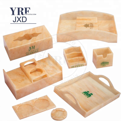 YRF Good Quality Decorative Rectangular Acrylic Serving Tray With Logo