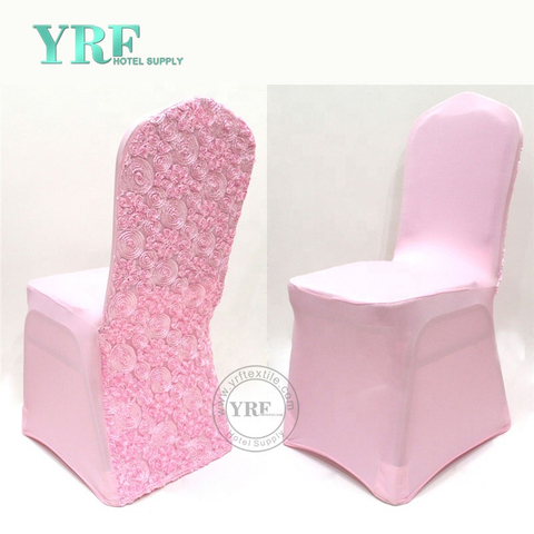 YRF China Wedding Pink High Back Elegant Chair Covers