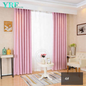 Customized Chinese Inn Blackout Window Treatments Pink Used In Rooms