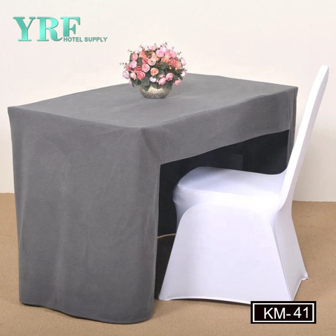 YRF Customized Dekorative Design 100% Polyester Tisch Rock