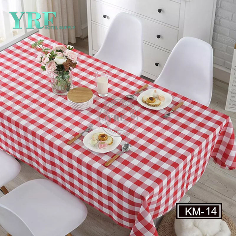 YRF China Wholesale Table Cloth Square Luxury 100% Polyester Resort