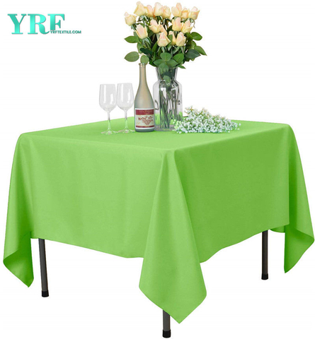 Quadratische Tischdecken Apfelgrün 54x54 Zoll reines 100% Polyester knitterfrei für Hochzeiten