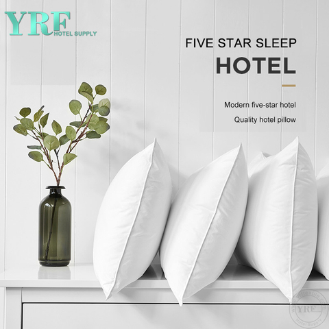Chinesische Lieferanten-komfortable waschbare weiße Poyester King Hotel-Kissen