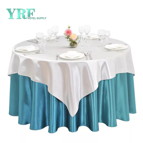 YRF Hotel Supply Resort Round Table Cloth Sky blue Plain