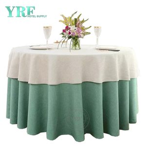 YRF Table Cover Hotel Birthday 8ft linen Polyester Round
