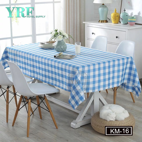 YRF China Factory Table Cloth Rectangle Cheap Polyester Hotel Apartment