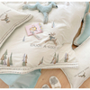 Heißer Verkauf Cartoon Stickerei Warm Micro Fleece 4 Stück Bettbezug-Set