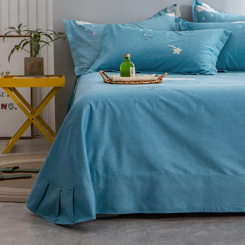 Startseite Bettwäsche Bettlaken Gute Qualität Hypoallergen für volle blaue Wolken