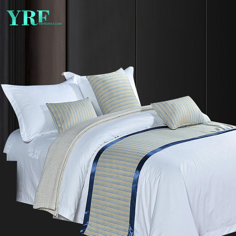 Fünf-Sterne-Hotel Modern Simple Blue Stripe Twin Size Decorating Bed Flags