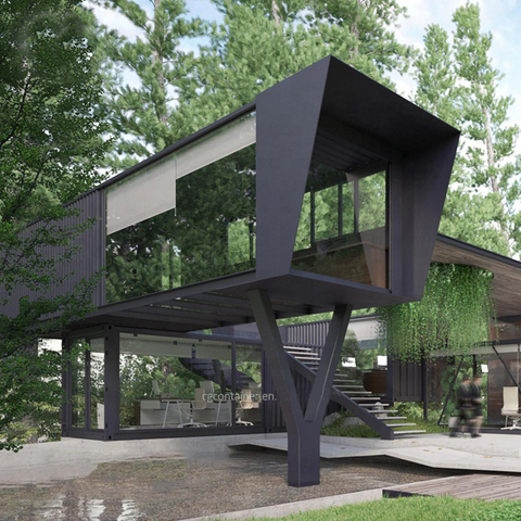 Maßgeschneiderte Größe 2-stöckiges Haus Design Containervilla