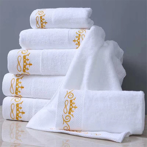 Cheap Custom Logo 100% Cotton Embroidery Gym Sport Bath Towel