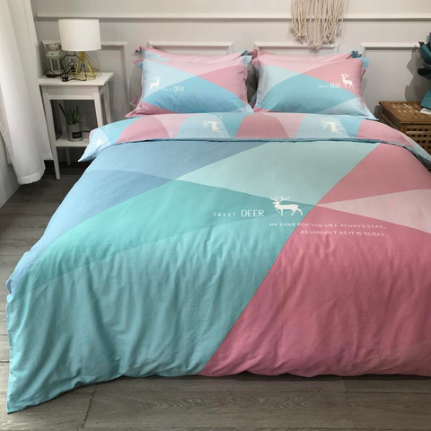 Neues Produkt Baumwolle bedruckt bequem für Einzelbett Bettlaken